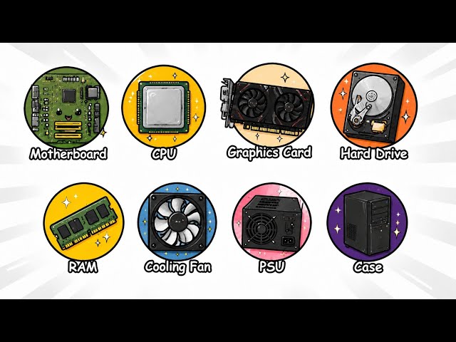 Every Computer Component Explained in 5 minutes 🔥 !!