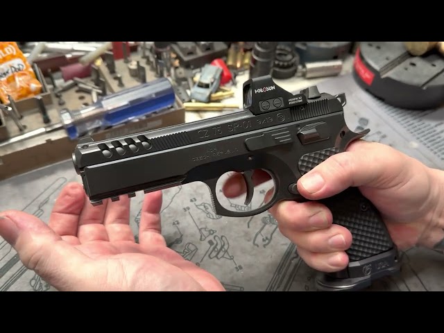 CZ 75 SP-01 with Cajun Internals and Lightening Cuts