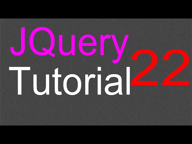 JQuery Tutorial for Beginners - 22 - Each method and This keyword