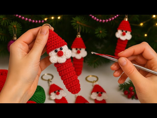 Very Easy Christmas Crochet🎄Made 300 in a Day, Sold Out with CHRISTMAS COLORS💰 CROCHET DIY UPCYCLING