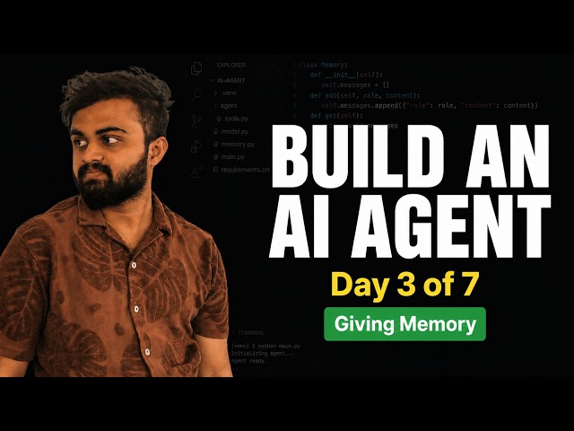 This Python file remembers every chat, even after you close it | Day 3 of 7