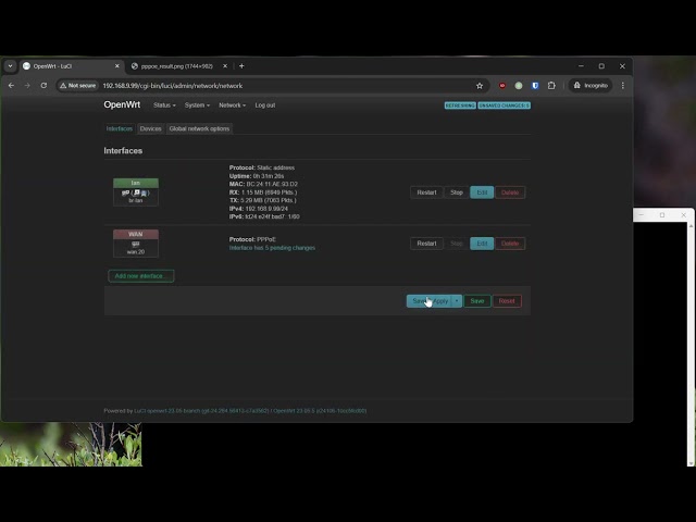 How to set up PPPoE connection with VLAN on OpenWRT