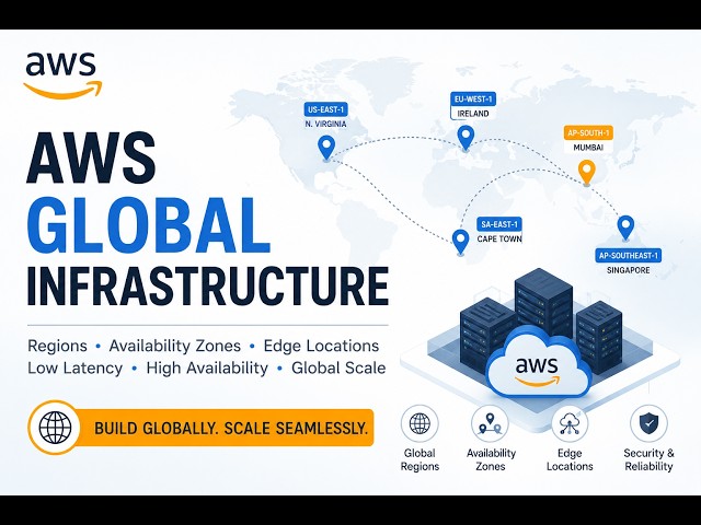 AWS Global Infrastructure | Regions, Availability Zones, Edge Locations, Local Zones & Wavelength