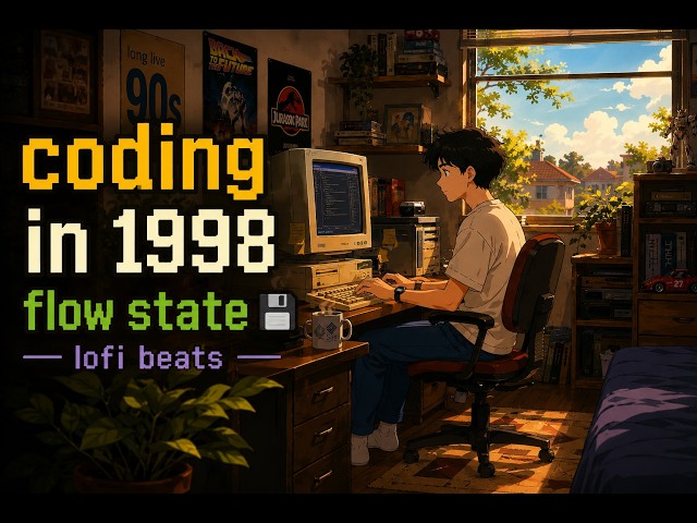 coding in 1998 flow state 💾 lofi beats