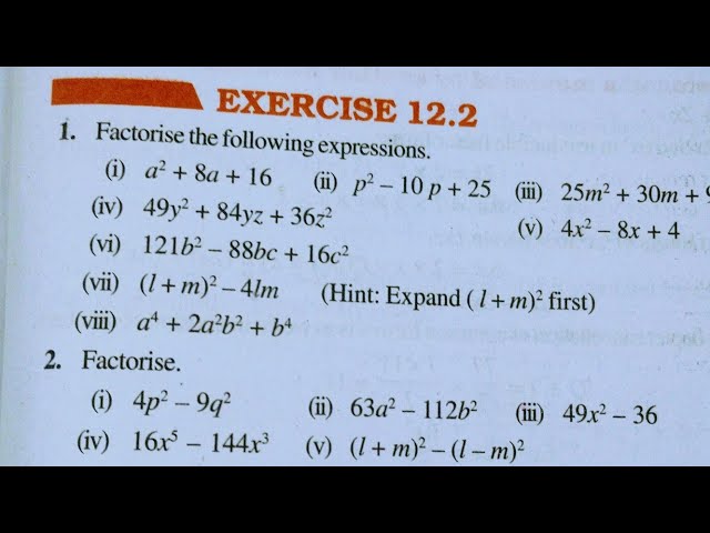 Class 8th maths l Exercise 12.2 l Chapter 12 l NCERT l Solution l cbse board l Carb Academy