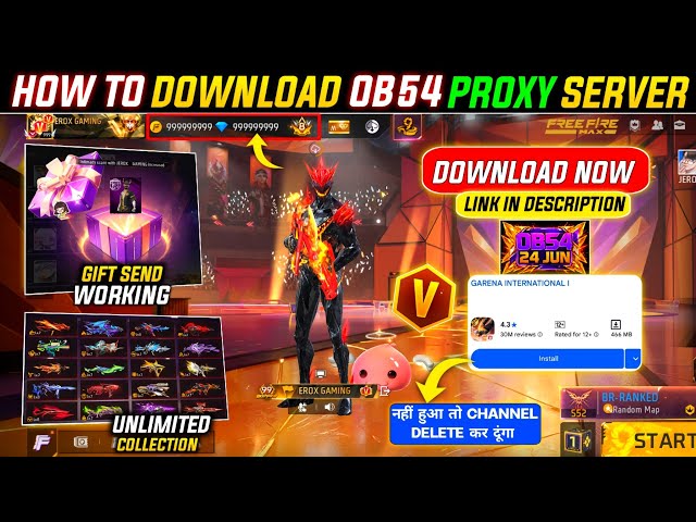HOW TO DOWNLOAD AND USE THE LATEST VIP PROXY SERVER IN FREE FIRE