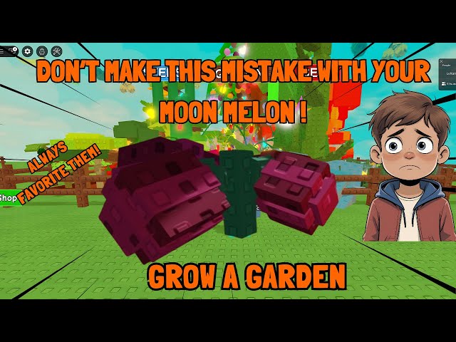 Don't Make This MISTAKE with Your Moon Melon in Grow a Garden ⚠️🚫  🚜💥!