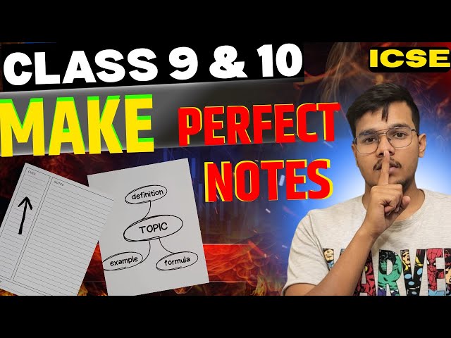 ICSE Students!  Learn the Smartest Way to Make Notes & Remember Everything Better! 💯 |   #studyhacks
