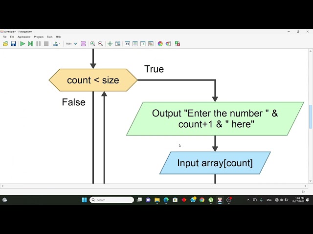 Flowgorithm 3 || Introduction to arrays