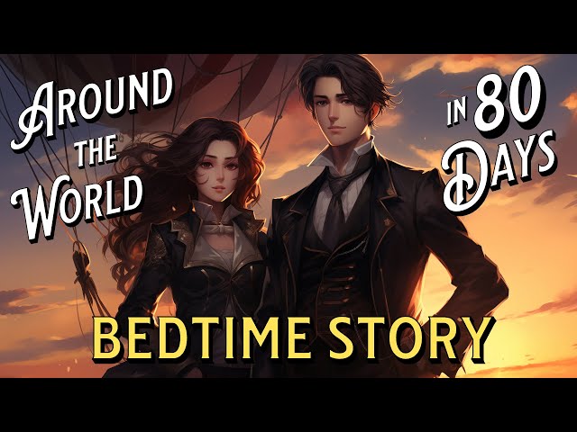 Around the World in 80 Days Sleep Audiobook Relaxing Read Aloud Dark Screen Jules Verne Eighty