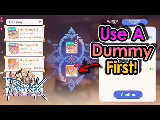 [RONW] Stop Risking Your Main Gear! The Dummy Refine Method | King Spade