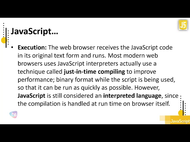 4  Full Stack Web Development Masterclass 4.What is JavaScript