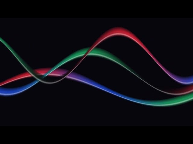 Silk ribbon flow 4k Visual Loop | Python + Taichi CUDA | 60 FPS