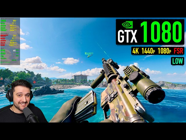 GTX 1080 - Battlefield 6 - ¡Rendimiento bastante bueno! (1080p, 1440p, 4K)