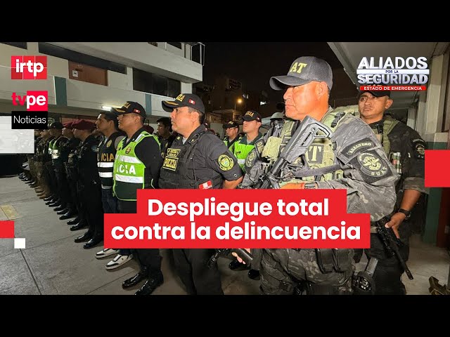 Megaoperativo policial en Lince y Los Olivos refuerza control territorial en Lima
