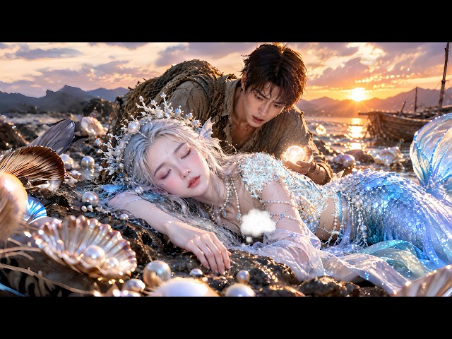 Poor man rescue sexy mermaid river,next morning,sisters-in-law come knock,want live with him!