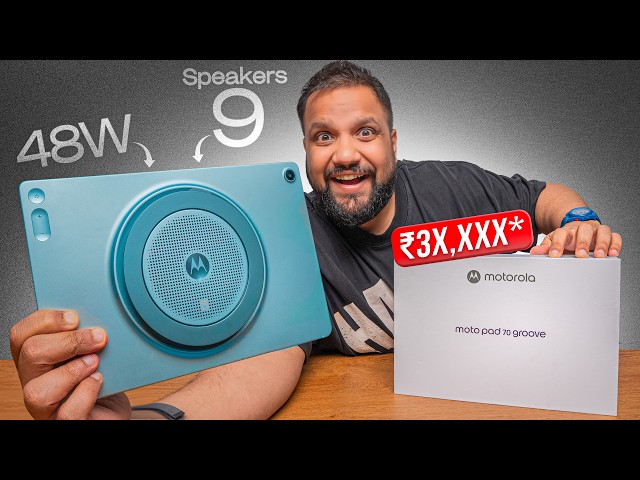 I Tested This Tablet With 9 Speakers! Ft. Moto Pad 70 Groove