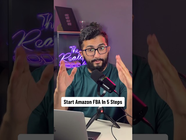 Start Amazon FBA in 5 Steps ✅