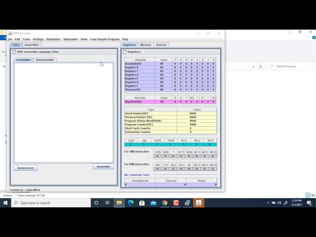 8085 Simulator Installation