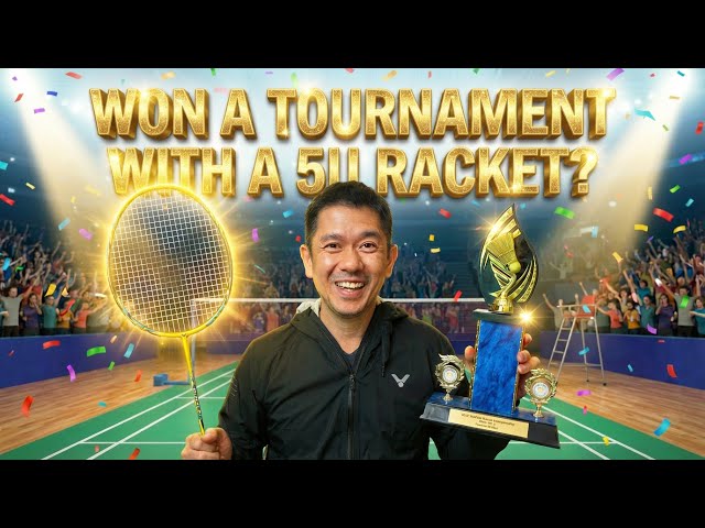 VICTOR 5U Badminton Racket With Power? This VICTOR Racket BLEW My Mind!