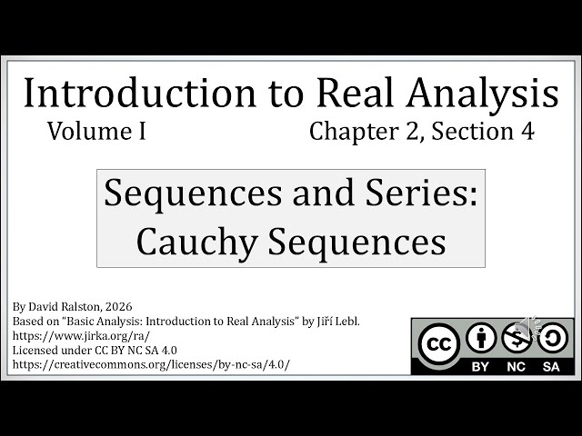 Cauchy Sequences
