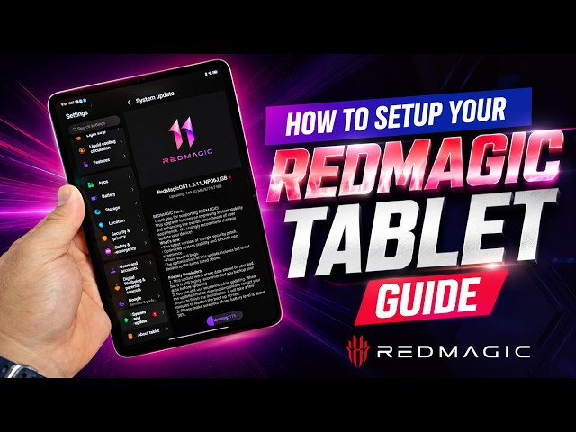 Setting Up Your New Redmagic Tablet in a Few Easy Steps!