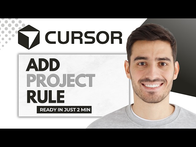 How To Add A Project Rule In Cursor (Full Guide)