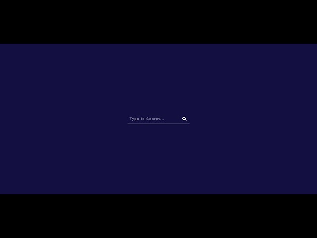 Search toggle || HTML CSS Animation