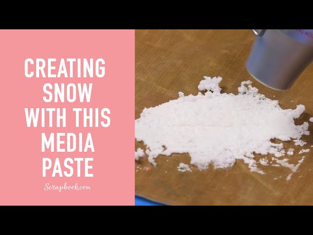 Try this Mixed Media Marshmallow Paste on Your Next Project | Scrapbook.com