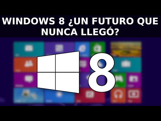 Behind the failure of WINDOWS 8: A future that never arrived?
