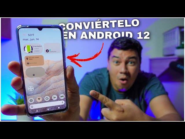 Convierte Tu ANDROID a la ULTIMA VERSION!! [Android 12] Fácil 👉
