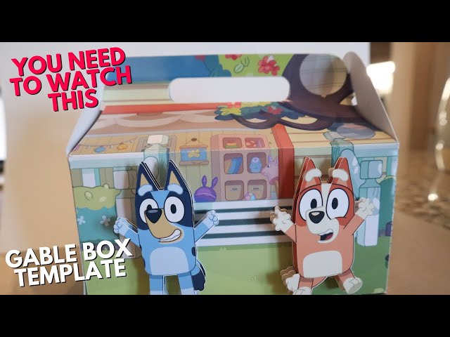 Plantilla de caja a dos aguas de Creative Fabrica (Tutorial de Canva + Cricut) | Regalos de fiest...