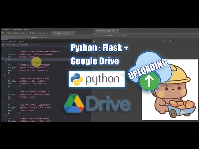 Part 6.3   Python Flask + Google Drive Uploading