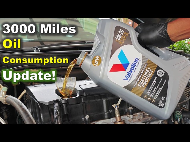 3000 miles after Valvoline Restore & Protect oil: Oil Consumption check / 3000 miles update!