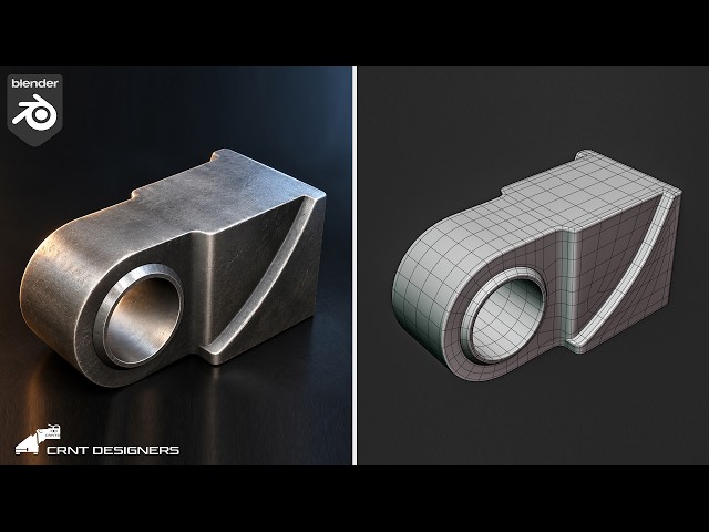 Watch This Mechanical Part Come Together in Blender | Hard Surface Modeling