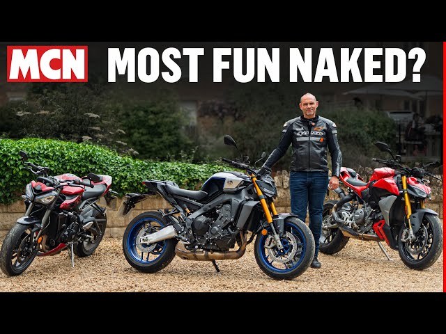 Pruebas de motocicletas naked de alto rendimiento de 2025 | Streetfighter V2 S vs. Street Triple ...
