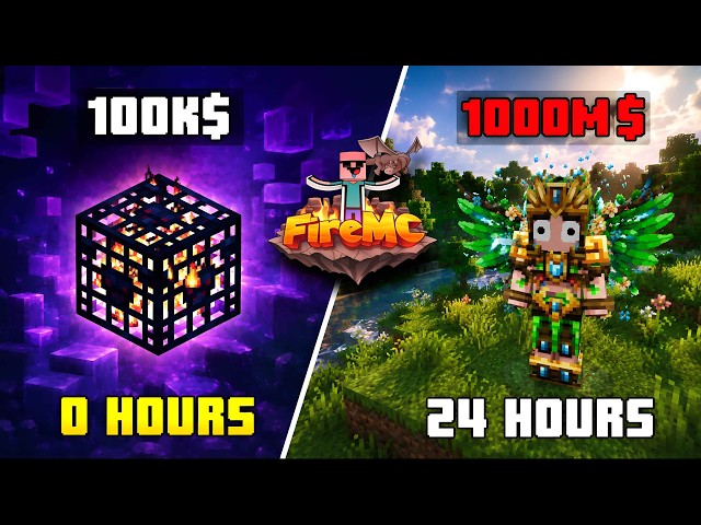 I Survived My First 24 Hours on FireMC's New Season!