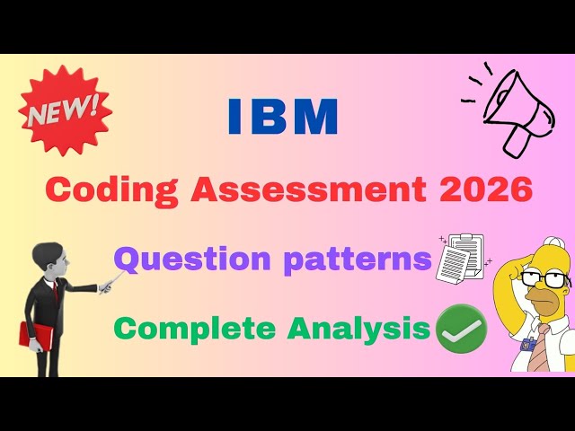 IBM coding assessment 2026 | IBM coding questions pattern | IBM Associate System Engineer role