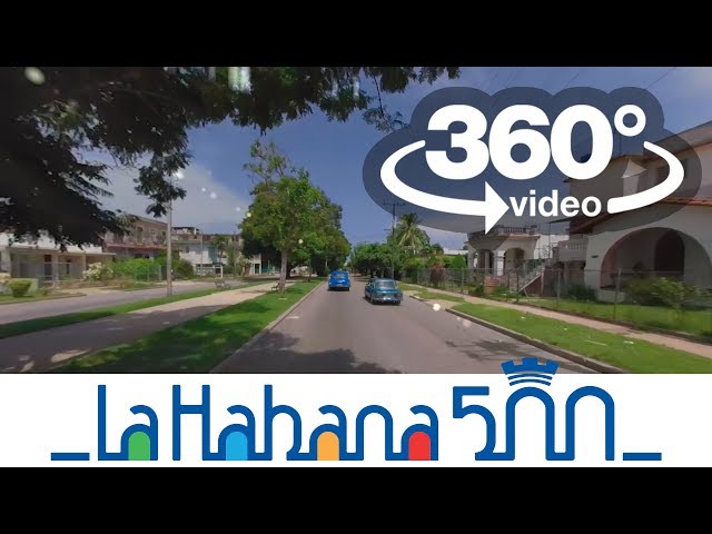 La Habana 500 - Buenavista Calle 70 - video 360 VR Cuba Havana #lahabana500 #avana #habana360