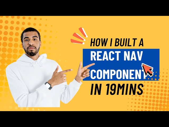 See How I Built a React Navigation Bar in 18 Minutes!