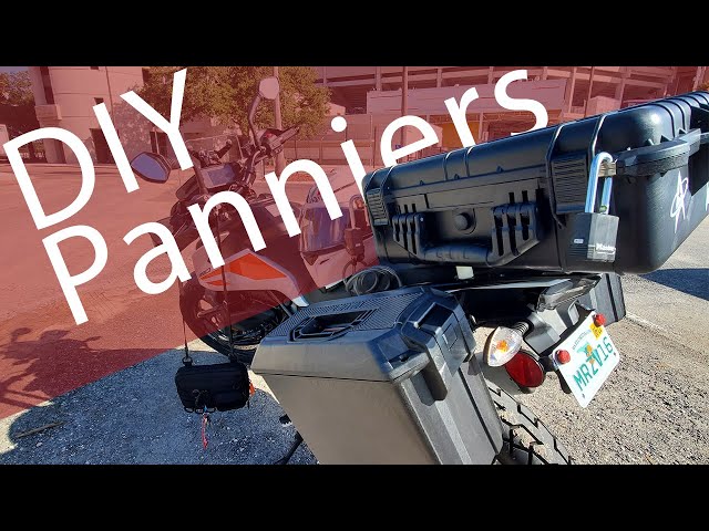 KTM 390 Adventure DIY Motorcycle Top Case and Panniers