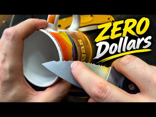Sharpen Serrations For Free 
