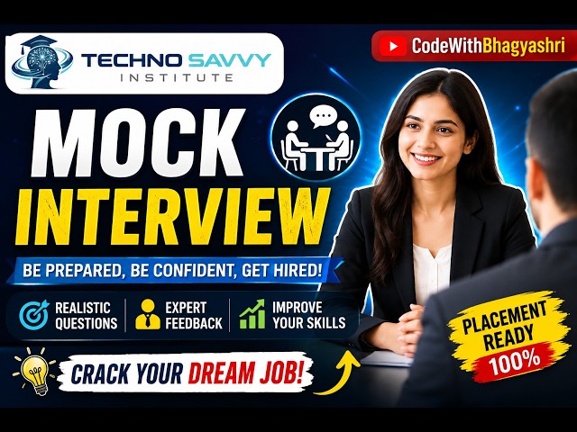 Crack Your Interview 🚀 Mock Interview Session | Placement Preparation#python #interview #placement