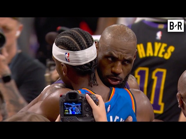 LeBron James Walks Off After Lakers Eliminated By Thunder