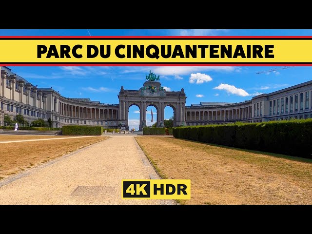 【4K】Bicycle Journey | Woluwe-Saint-Pierre to Parc du Cinquantenaire | 4K | SLOW TV | Travel |Belgium