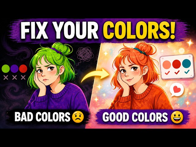 How to Use Color Harmony in Procreate | Color Theory & Color Wheel Tutorial