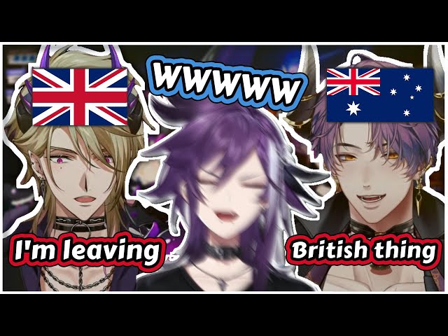 Hakka and Vain laughed at Zander after bringing up British slang lol [Holostars EN]