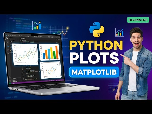 How to Create Basic Plots in Python | Matplotlib Tutorial for Beginners (Step-by-Step)