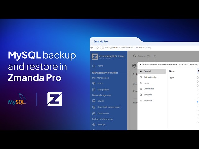 How to Back Up and Restore MySQL Databases with Zmanda Pro