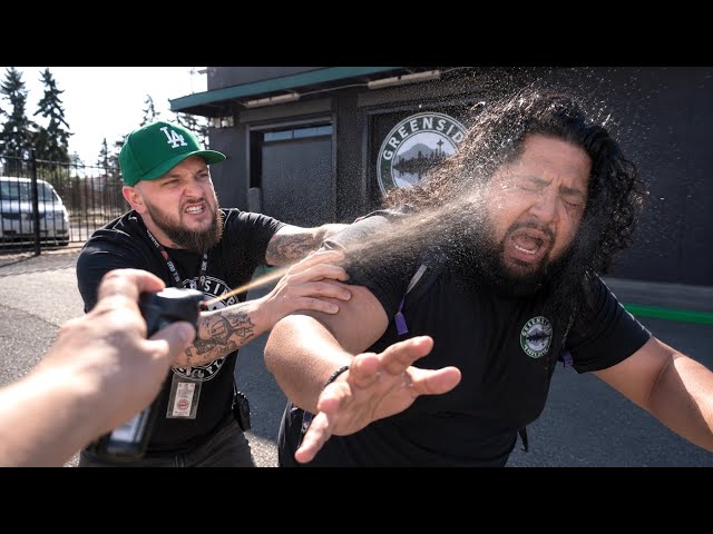 DISPENSARY AUDIT GOES WRONG! Employee ATTACKS & Gets PEPPER SPRAYED